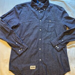 🚨2 for $12🚨Men's Blue Button-Down Shirt